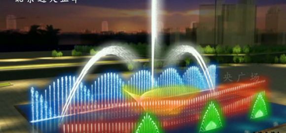 达卡中央广场音乐喷泉设计方案